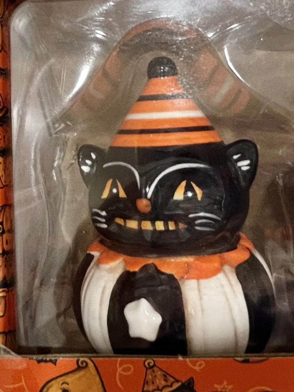 NIB Johanna Parker Halloween Black Cat Salt & Pepper Shakers Set - 2026 Release